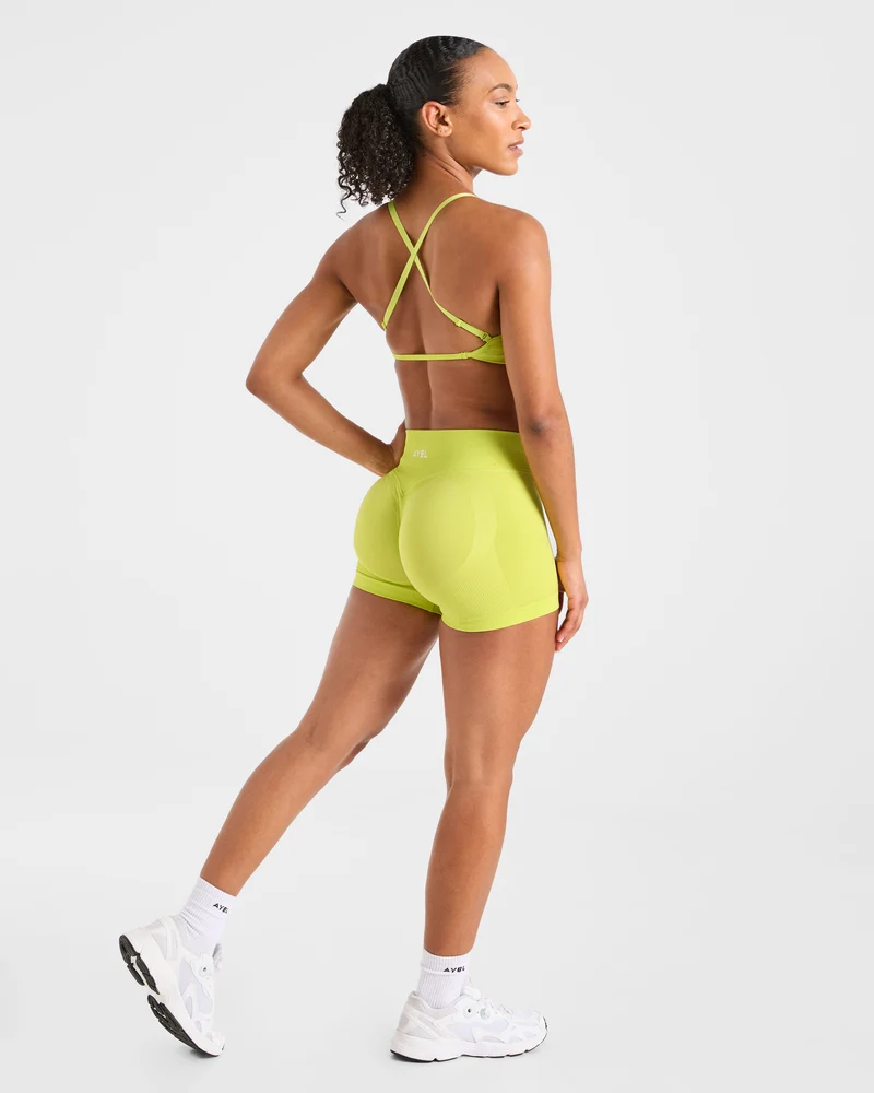 Adapt Seamless Shorts | 4.5" - Lime Vert