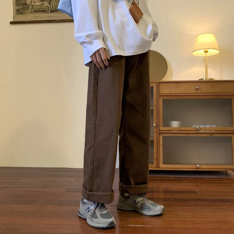 Pantalon Vintage Marron