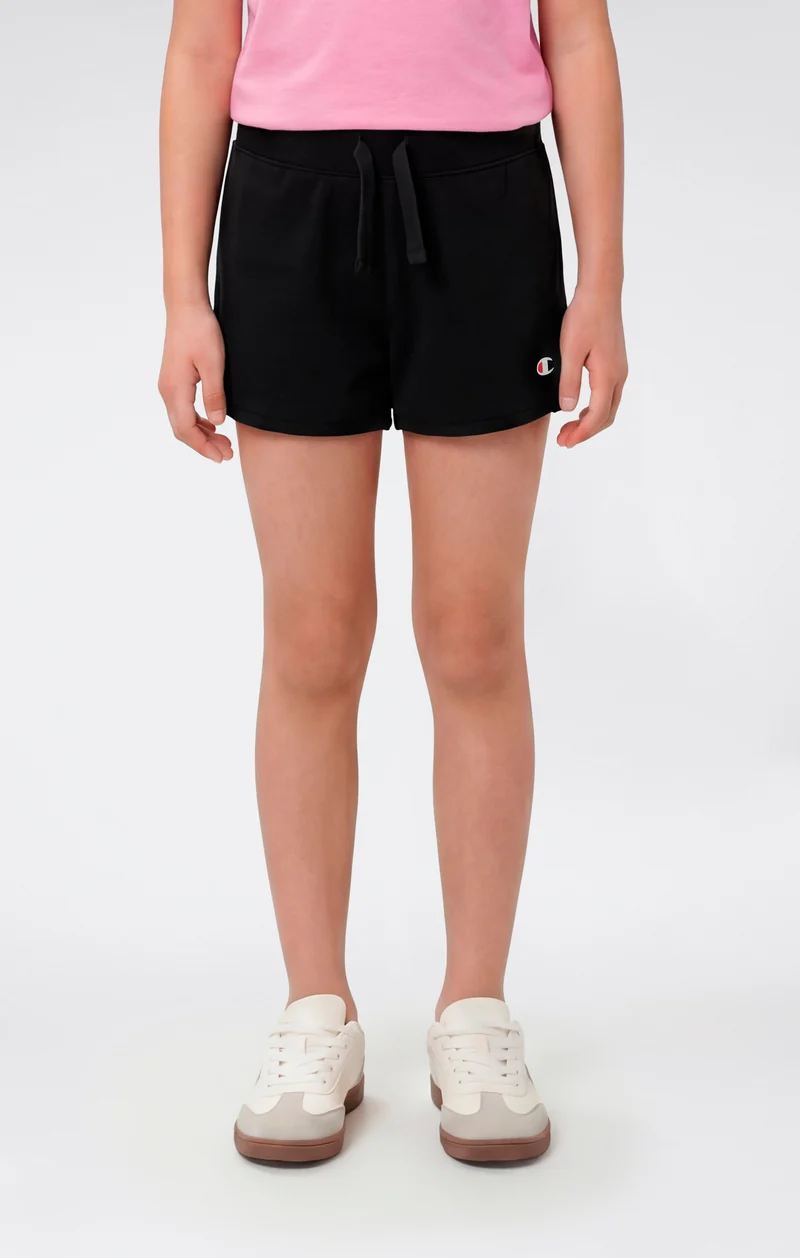 Girls’ Ribbed Cotton Shorts Icons