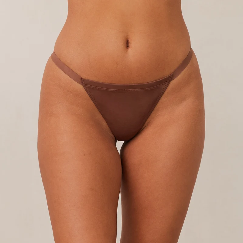 Basic G-Strings (Pack de 3) - Noisette