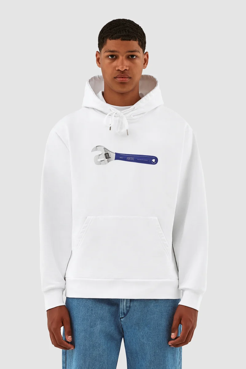 Sweat à capuche Harris Tool - Blanc