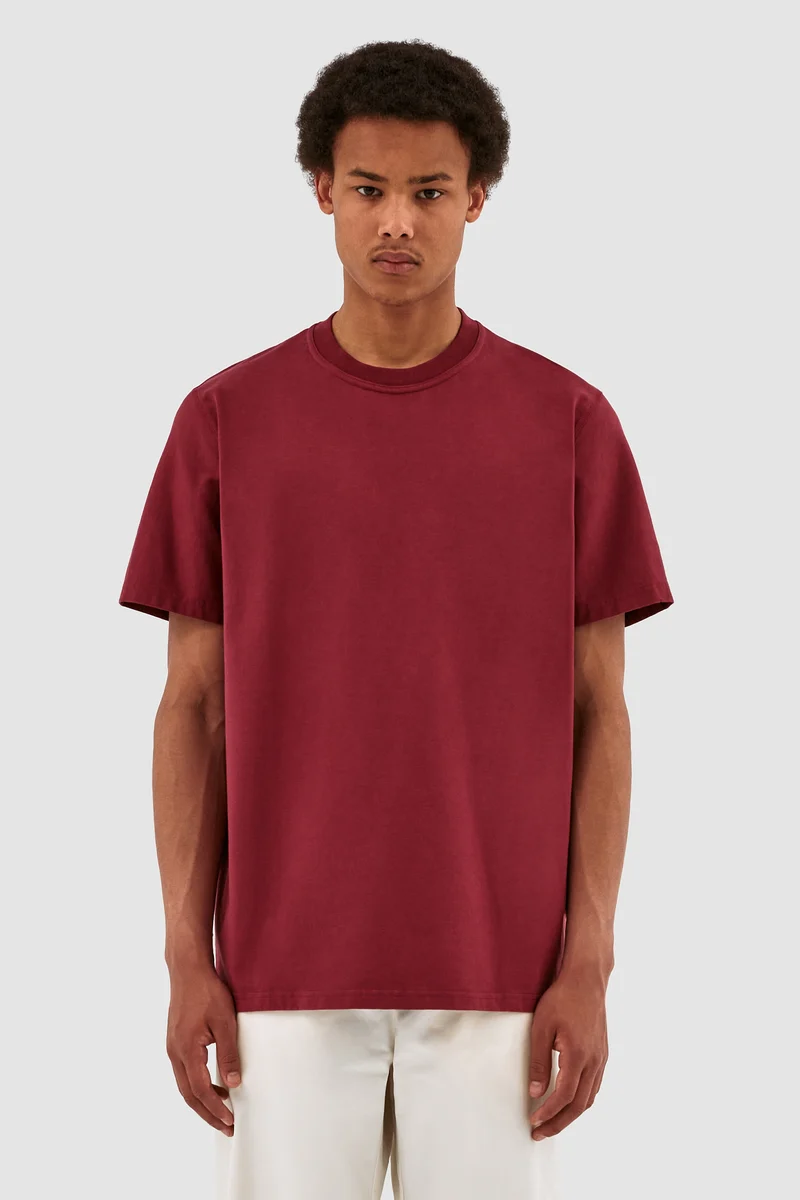 T-shirt Turner Back Block Trevo - Bordeaux
