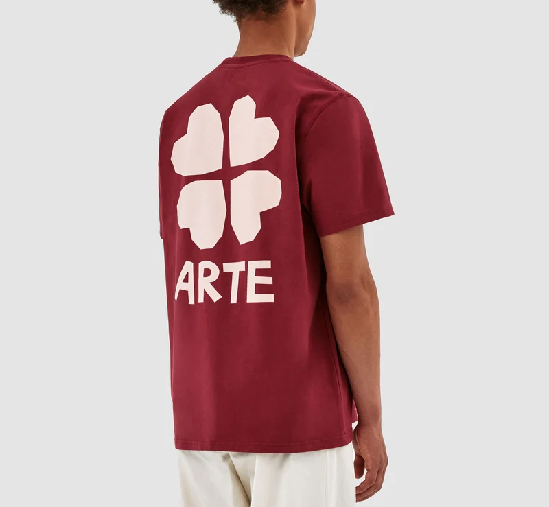 T-shirt Turner Back Block Trevo - Bordeaux