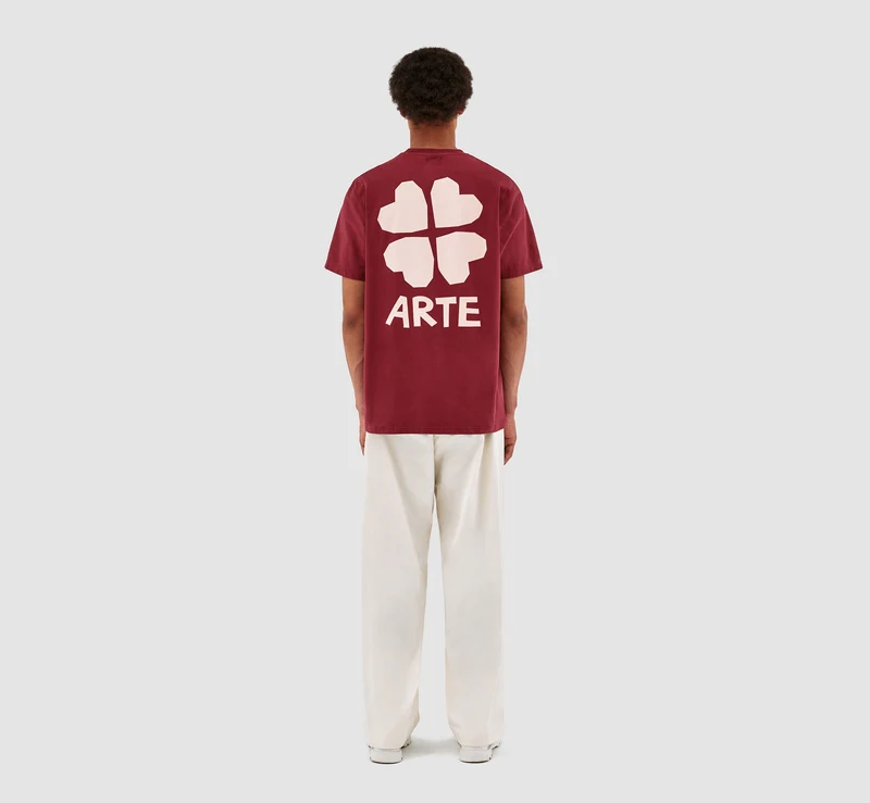 T-shirt Turner Back Block Trevo - Bordeaux