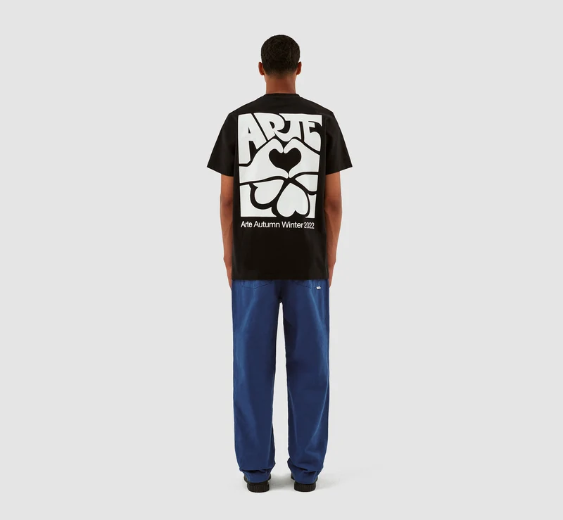 T-shirt Diels Turner imprimé au dos - Noir