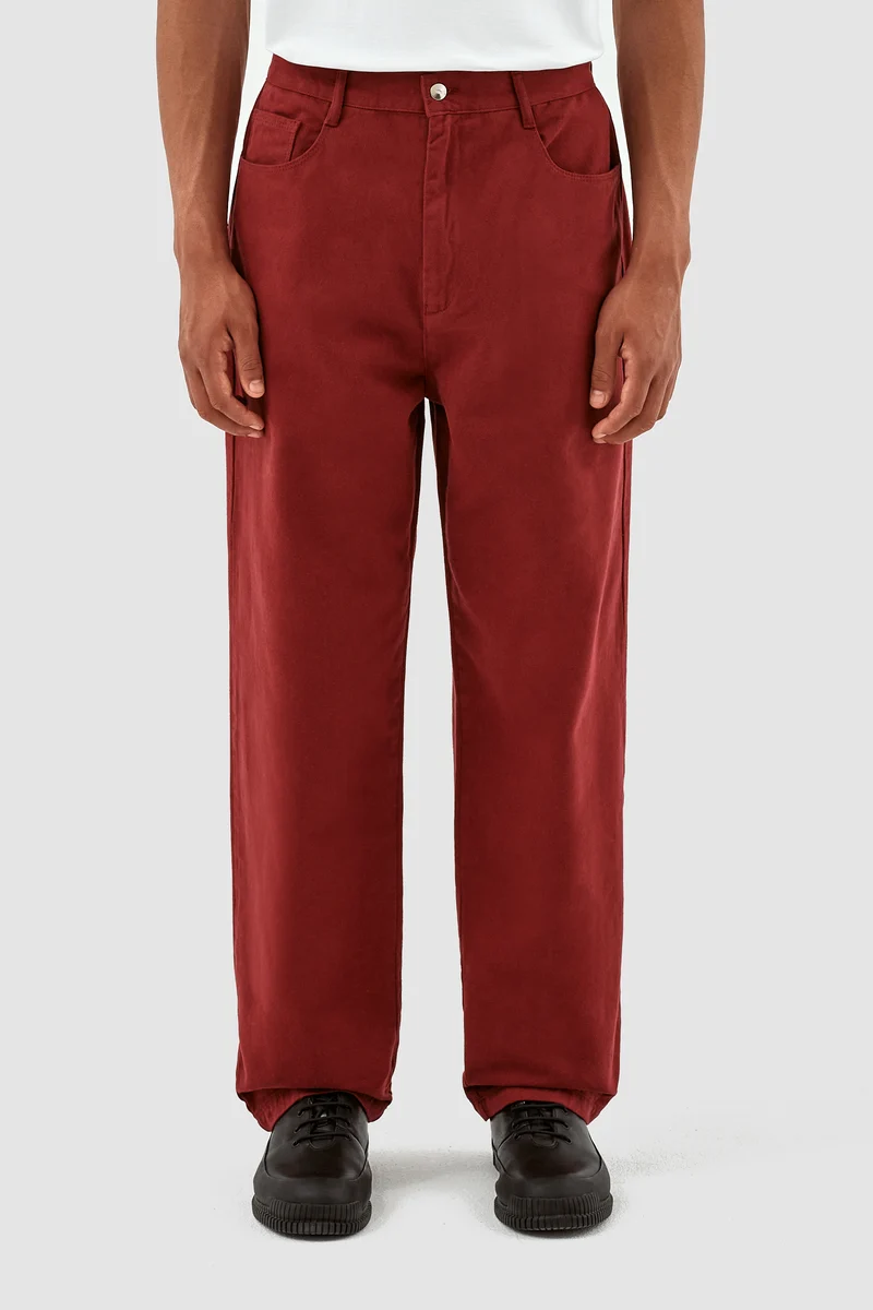 Pantalon à poches Porter Heart - Bordeaux