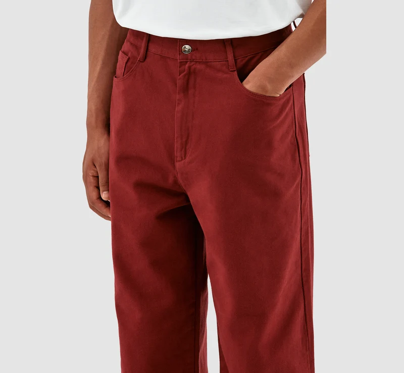 Pantalon à poches Porter Heart - Bordeaux
