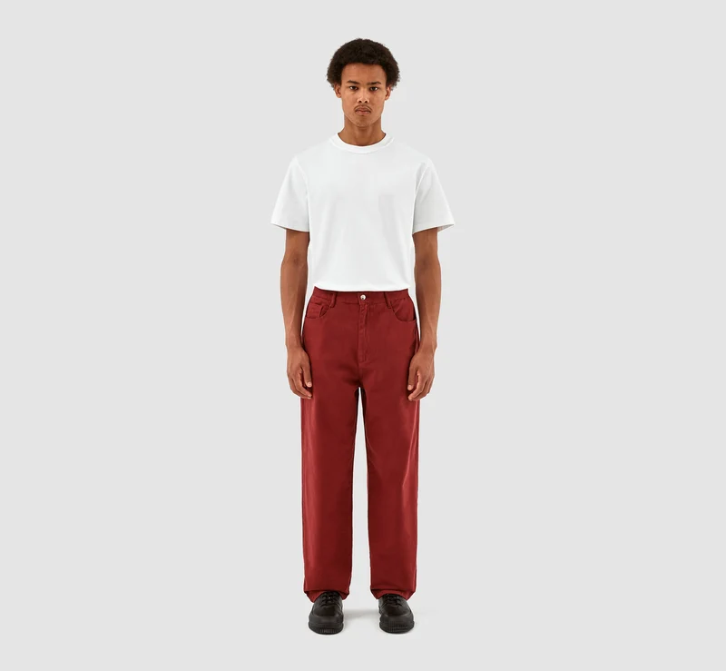 Pantalon à poches Porter Heart - Bordeaux
