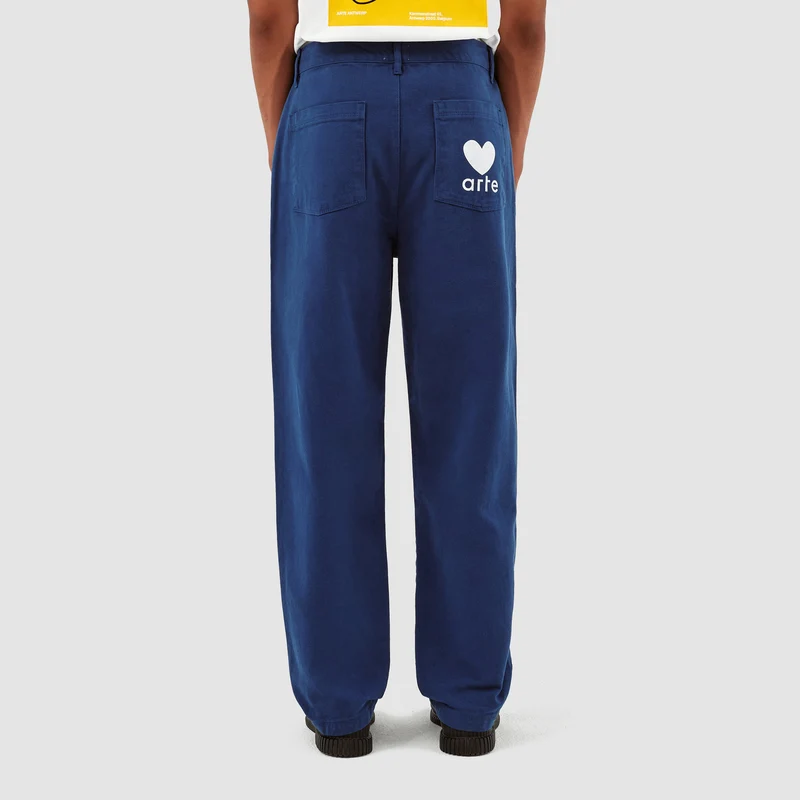 Pantalon à poches en forme de cœur Porter - Marine