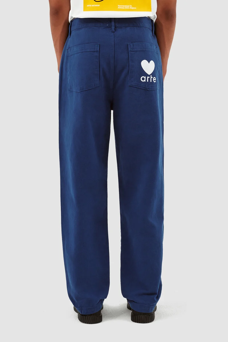 Pantalon à poches en forme de cœur Porter - Marine