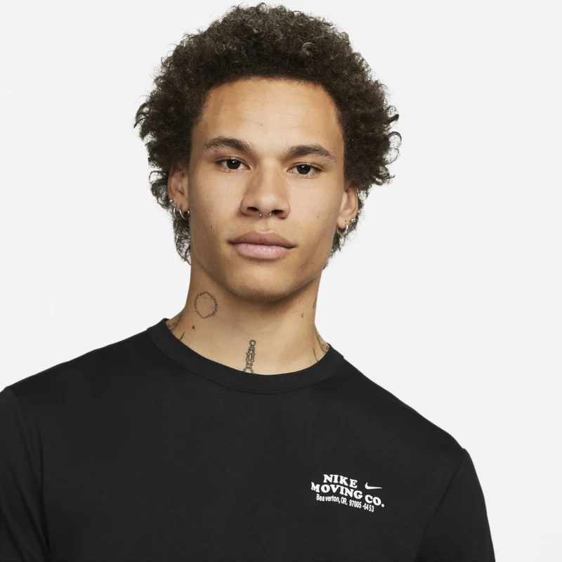 Nike Haut de fitness à manches courtes pour homme Dri