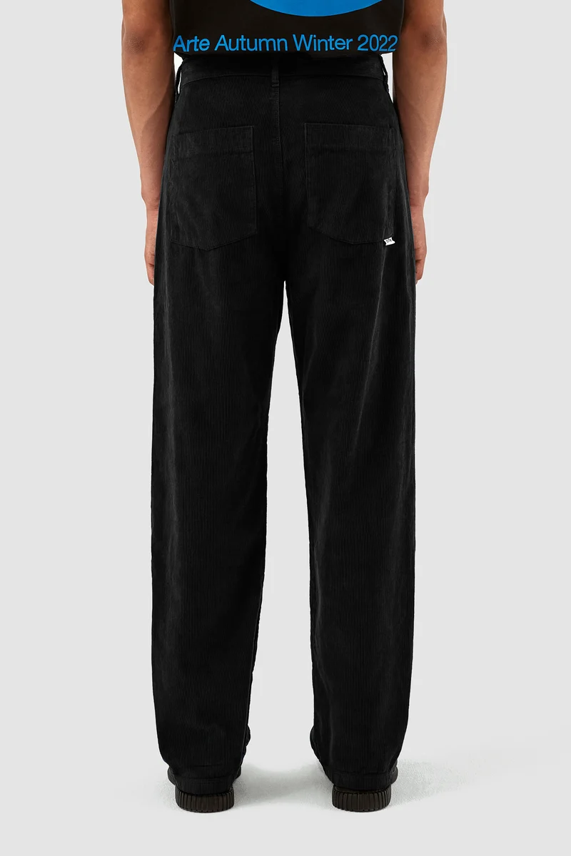 Pantalon en velours côtelé Perry - Noir