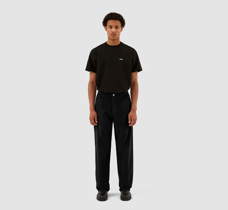 Pantalon en velours côtelé Perry - Noir
