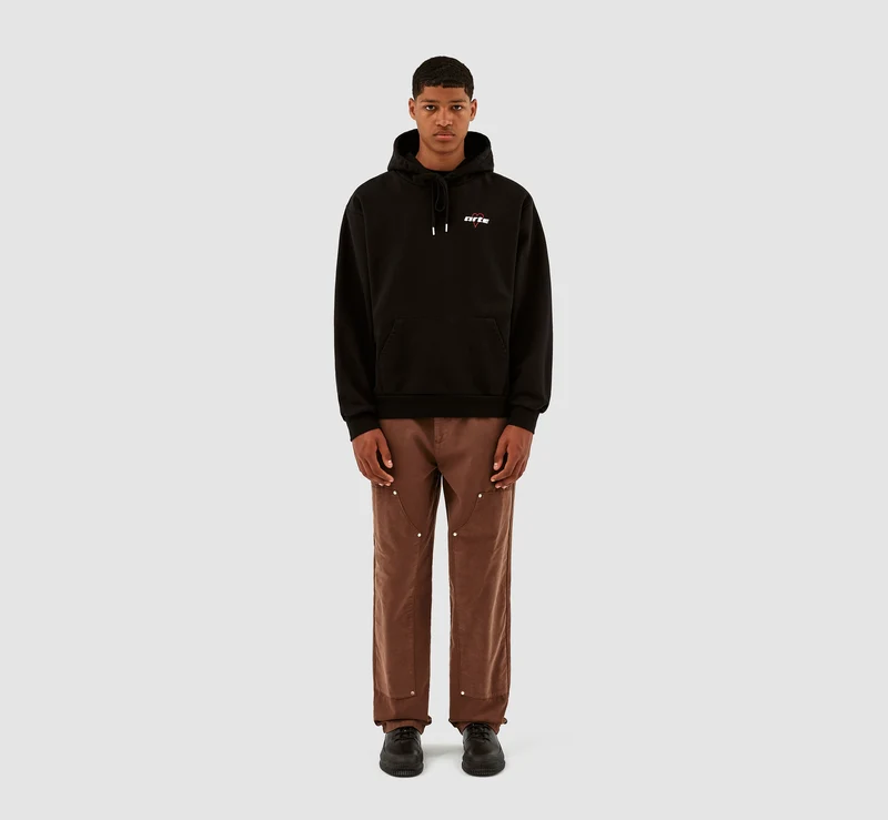 Sweat à capuche Harris Heart Logo Small - Noir