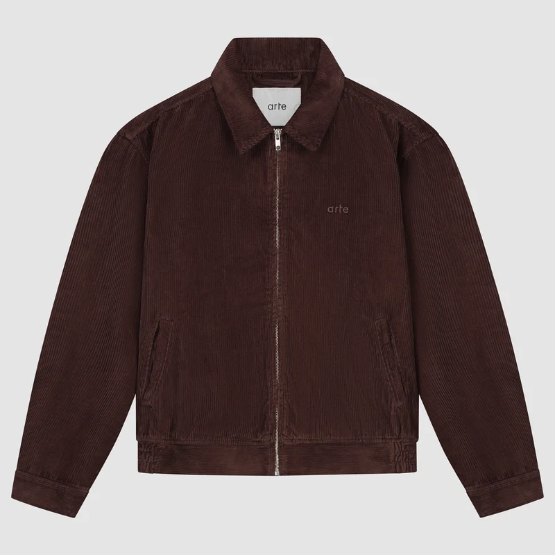 Veste en velours côtelé - Marron
