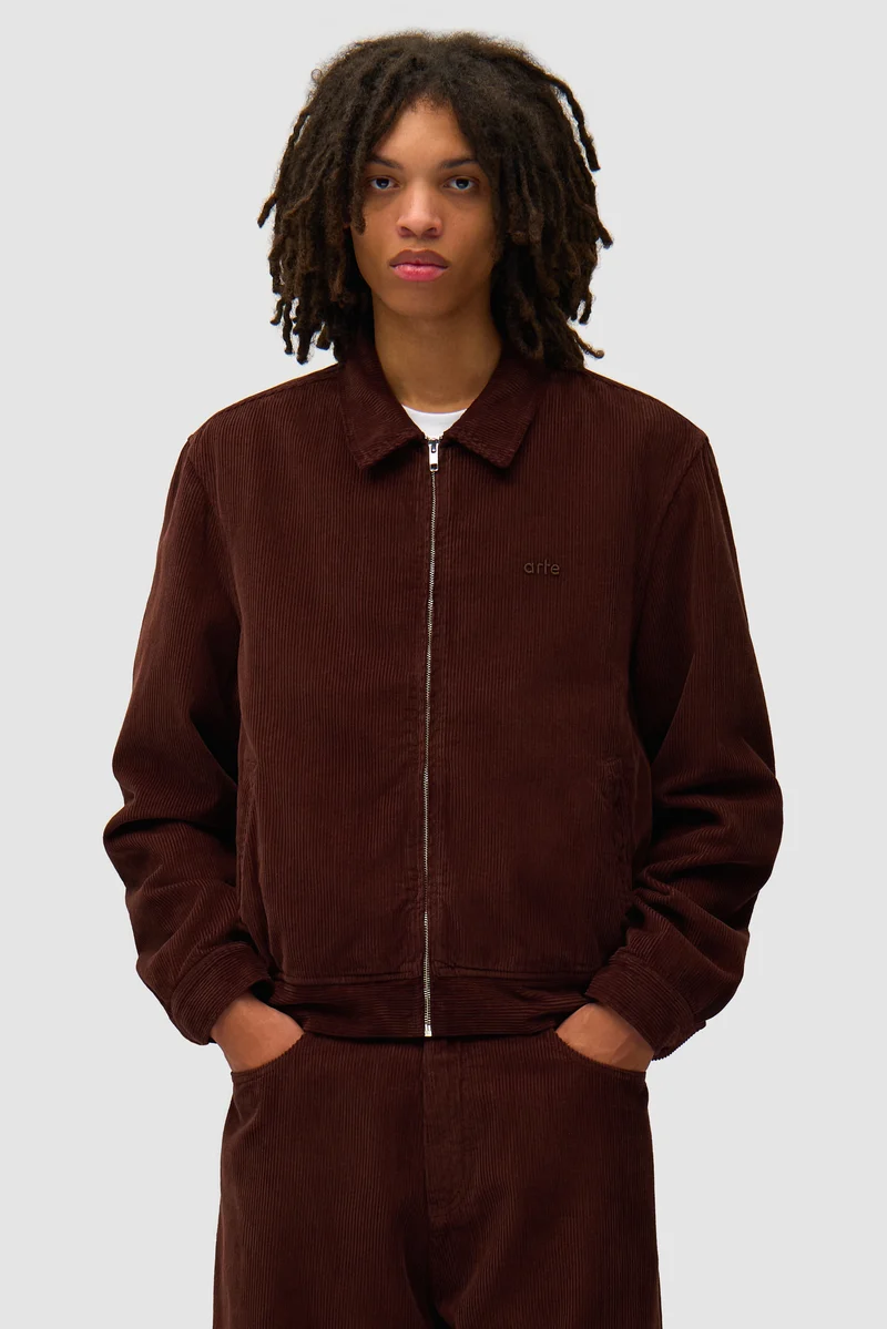 Veste en velours côtelé - Marron