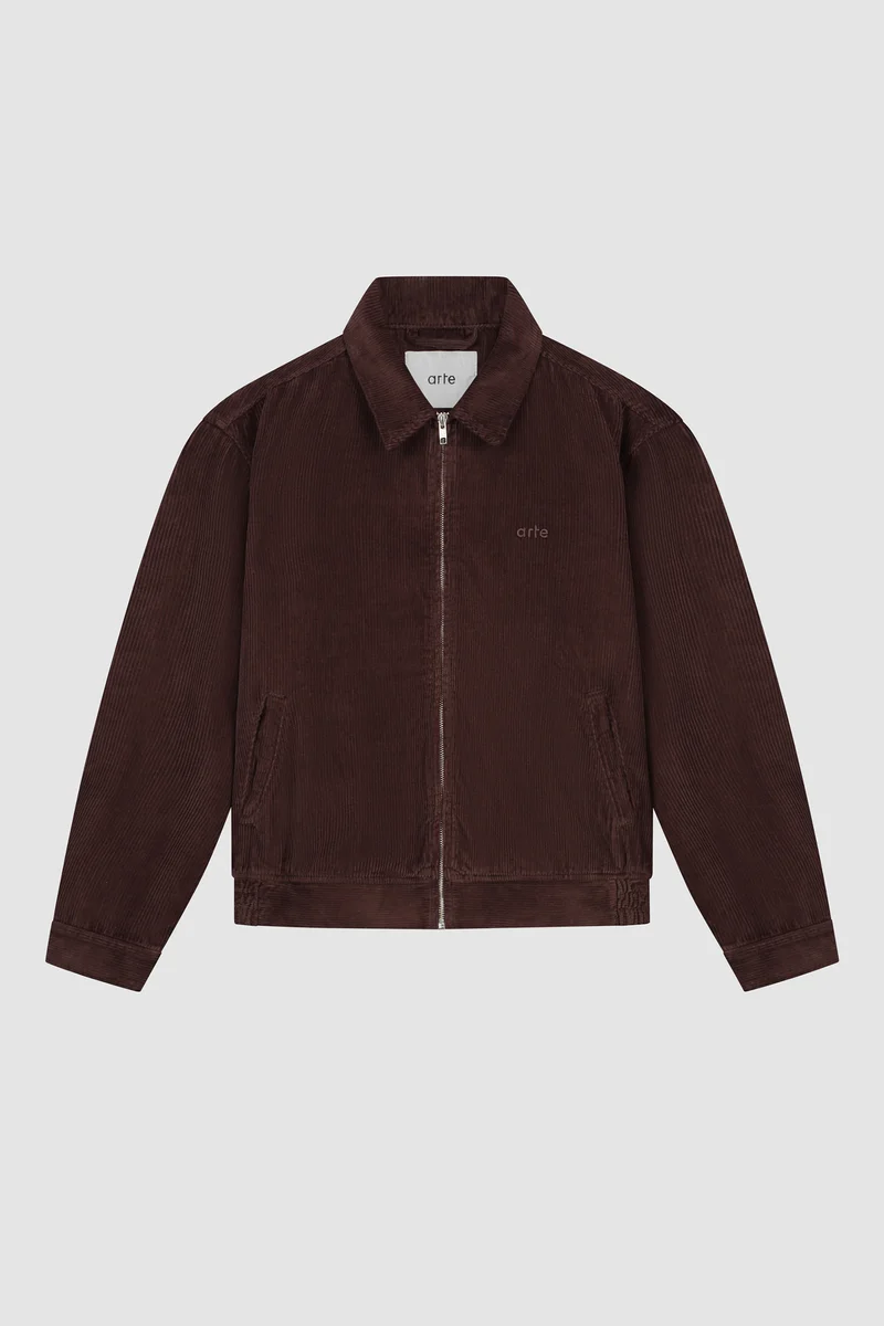 Veste en velours côtelé - Marron