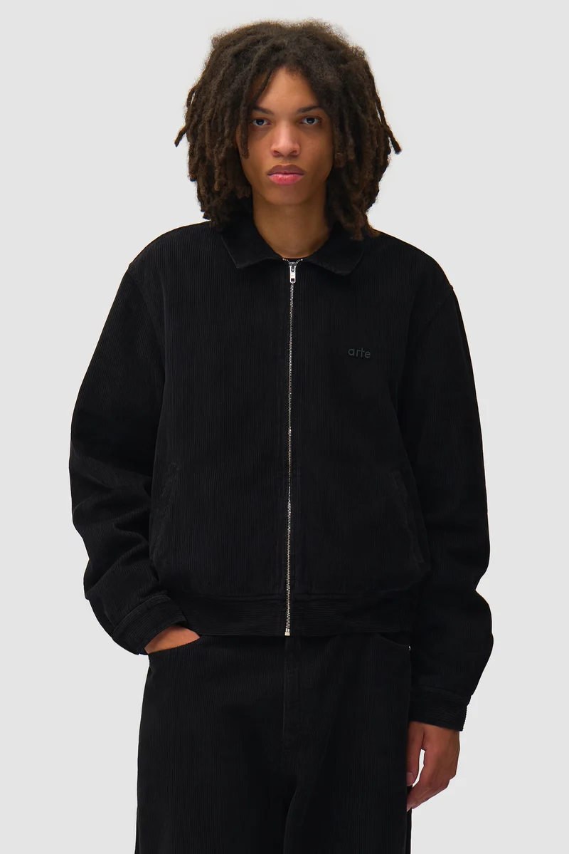 Veste en velours côtelé - Noir