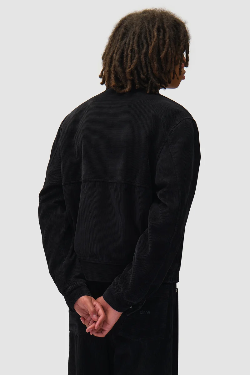 Veste en velours côtelé - Noir