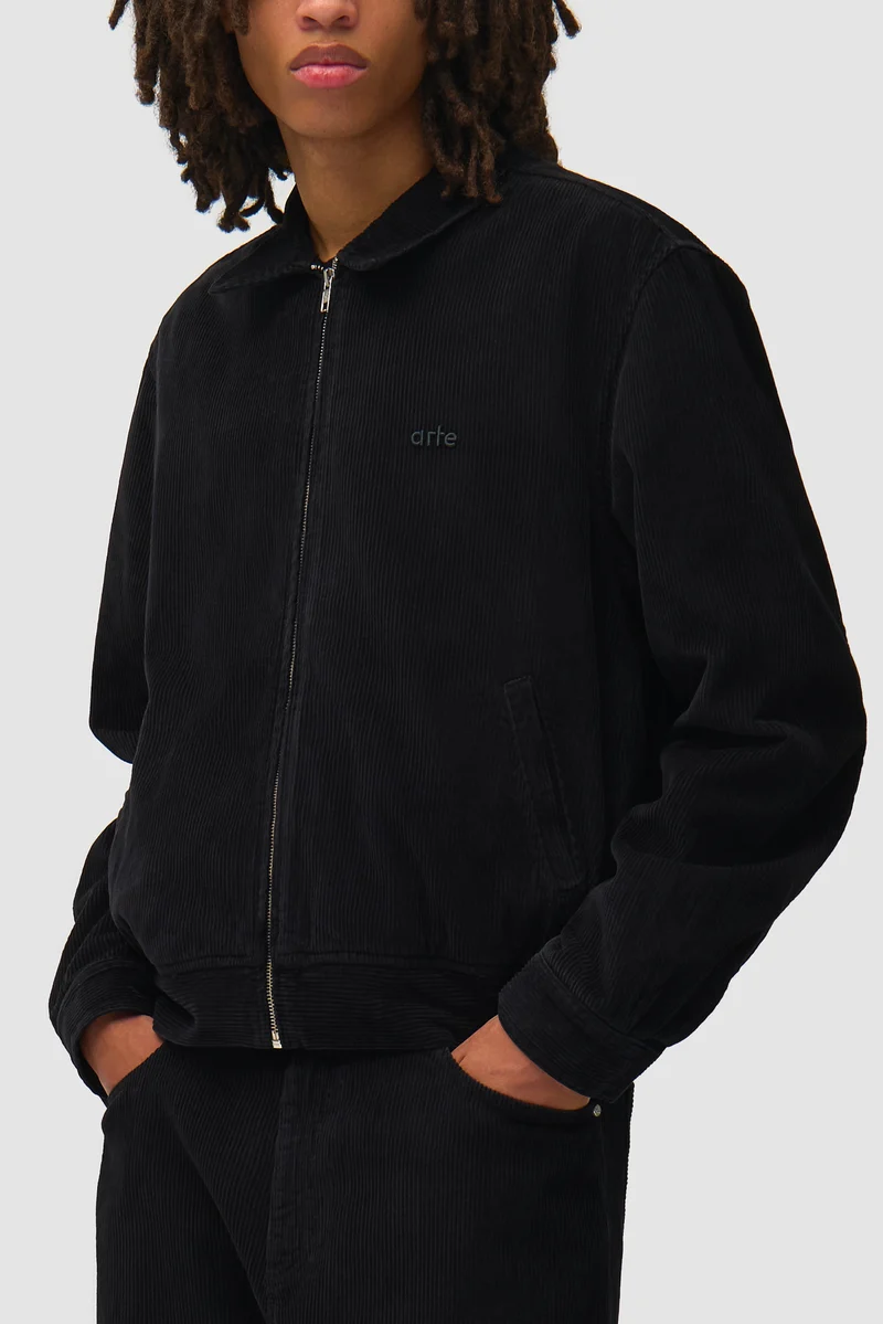 Veste en velours côtelé - Noir