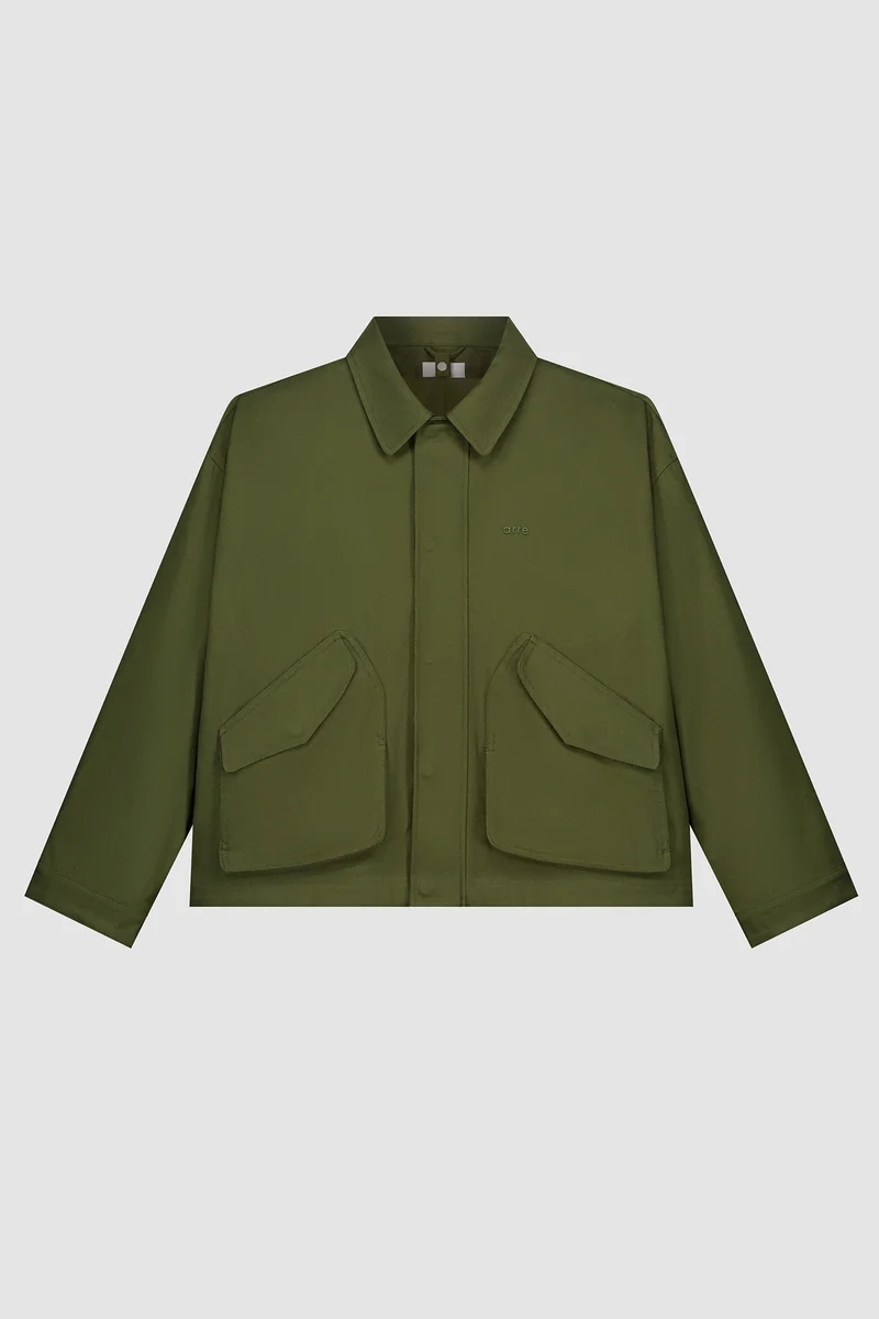 Veste à poches inclinées - Vert (défaut)