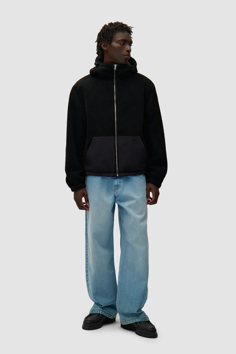 Veste technique en nylon - Noir