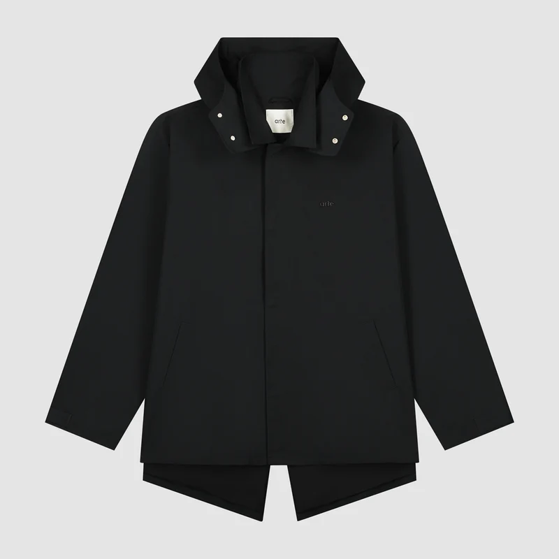 Manteau noir - Noir