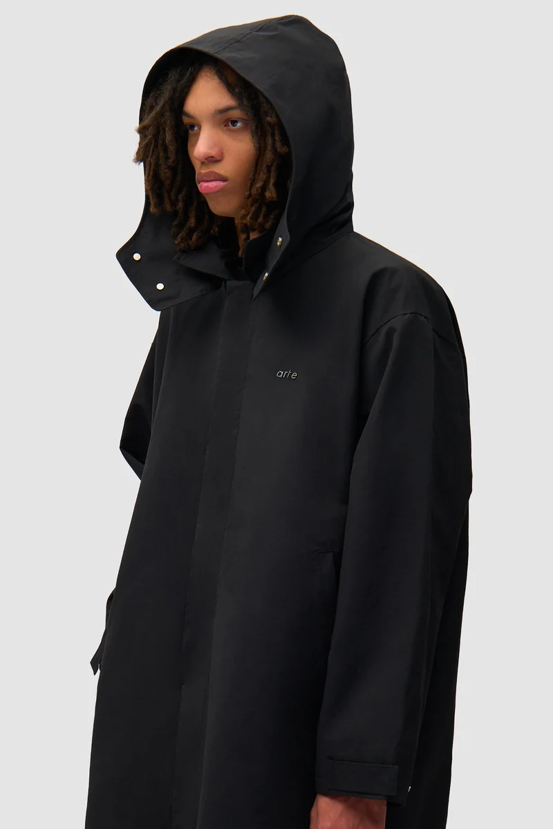 Manteau noir - Noir