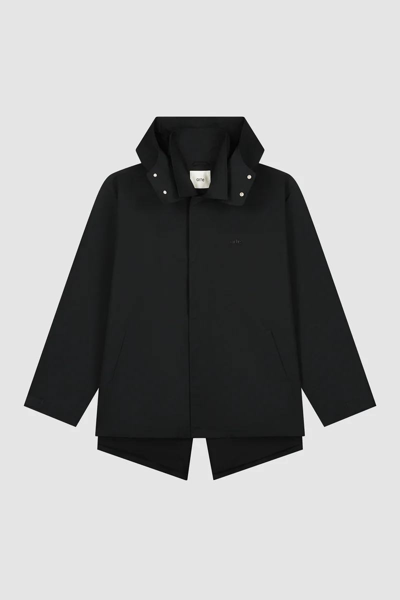 Manteau noir - Noir