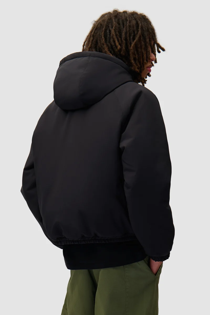 Veste réversible en nylon - Noir