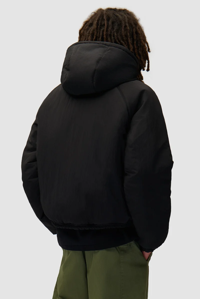 Veste réversible en nylon - Noir