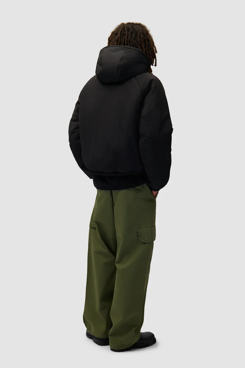 Veste réversible en nylon - Noir