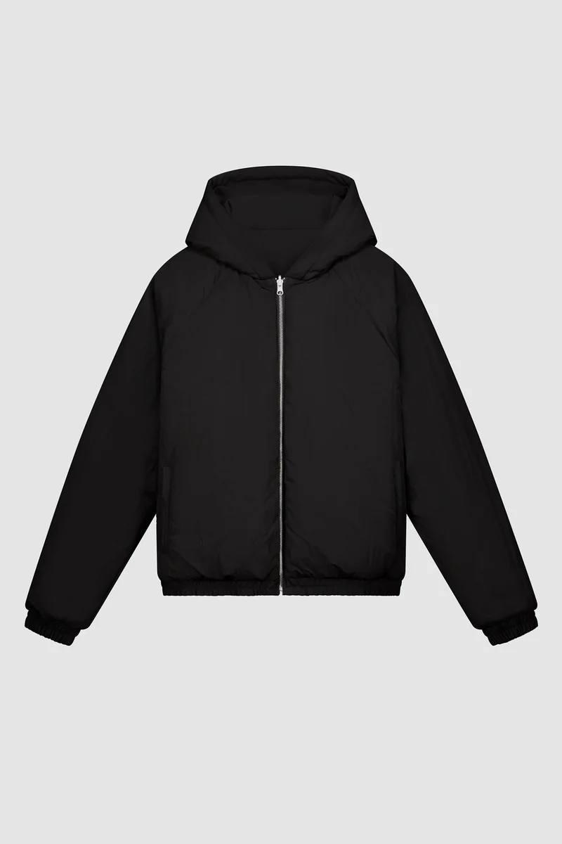 Veste réversible en nylon - Noir