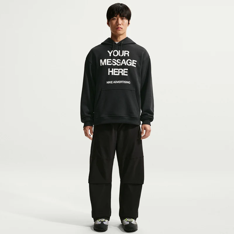 Nike Sportswear Fleece Graphic Pullover Hoodie