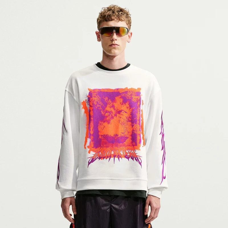 Nike Sportswear Graphic Fleece Crew Sweatshirt