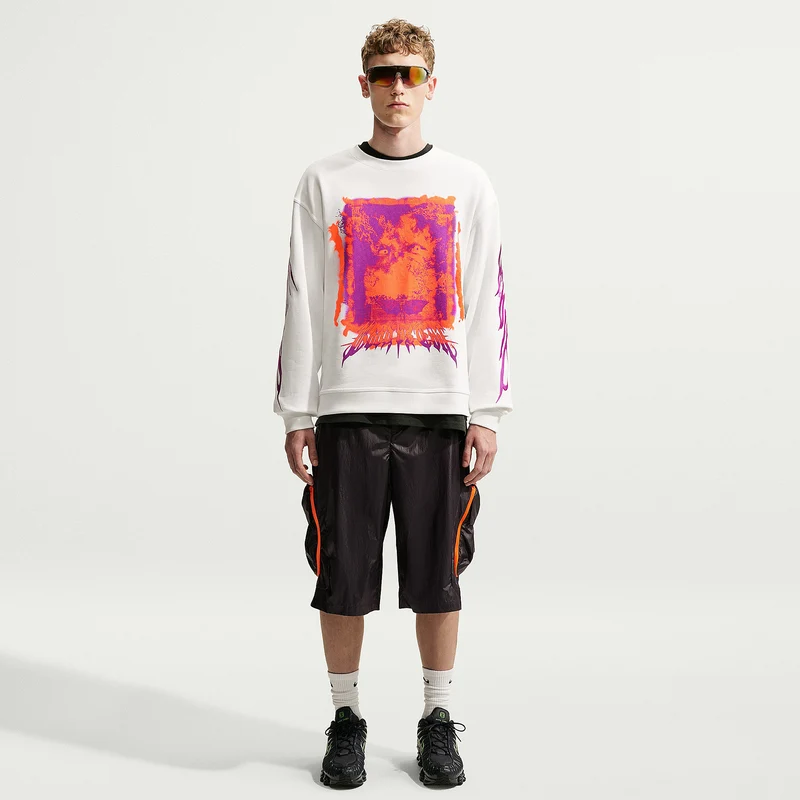 Nike Sportswear Graphic Fleece Crew Sweatshirt