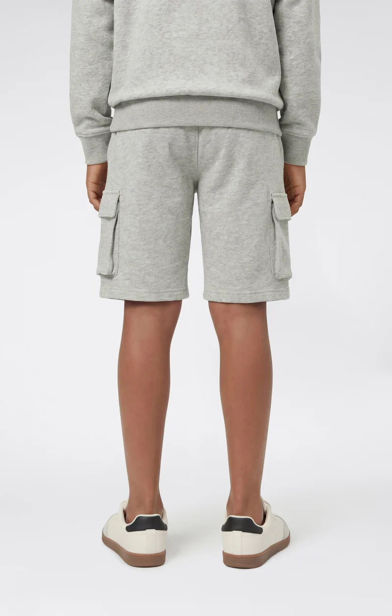 Boys’ Cargo Shorts with Puff Print