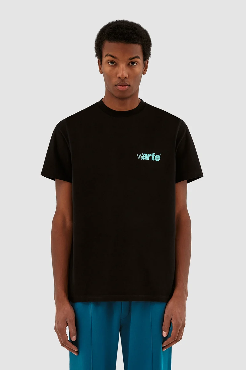Tommy Pixel Logo T-shirt - Noir