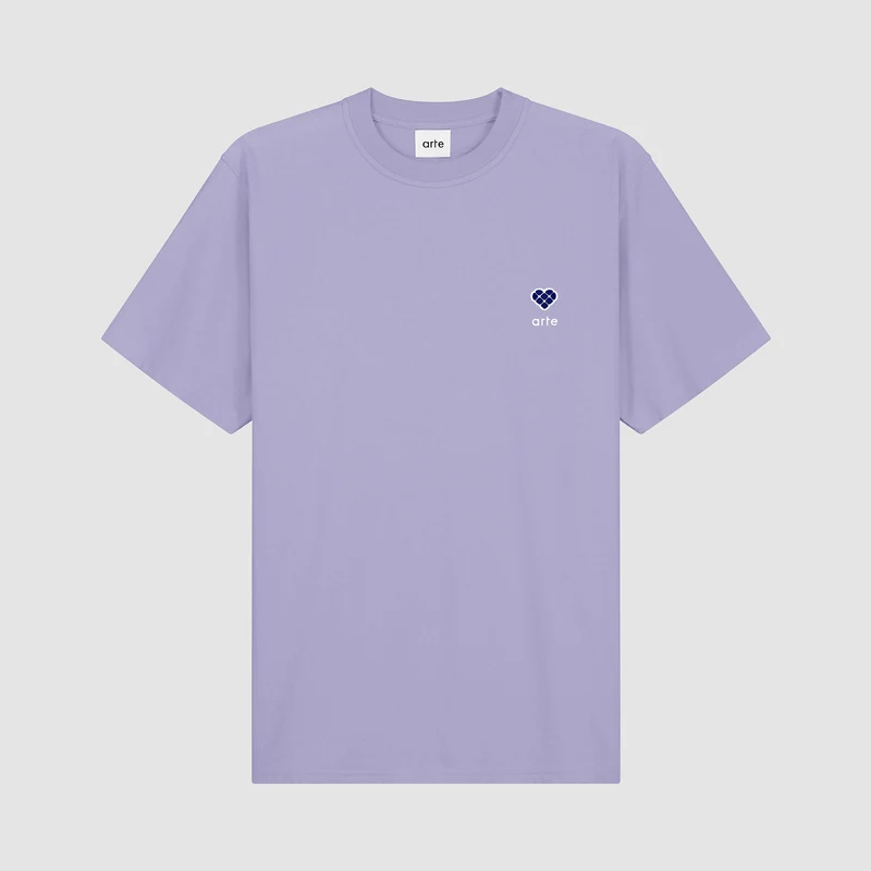 Tommy Heart Patch T-shirt - Violet