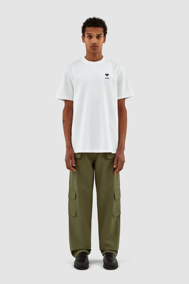 Tommy Heart Patch T-shirt - Blanc