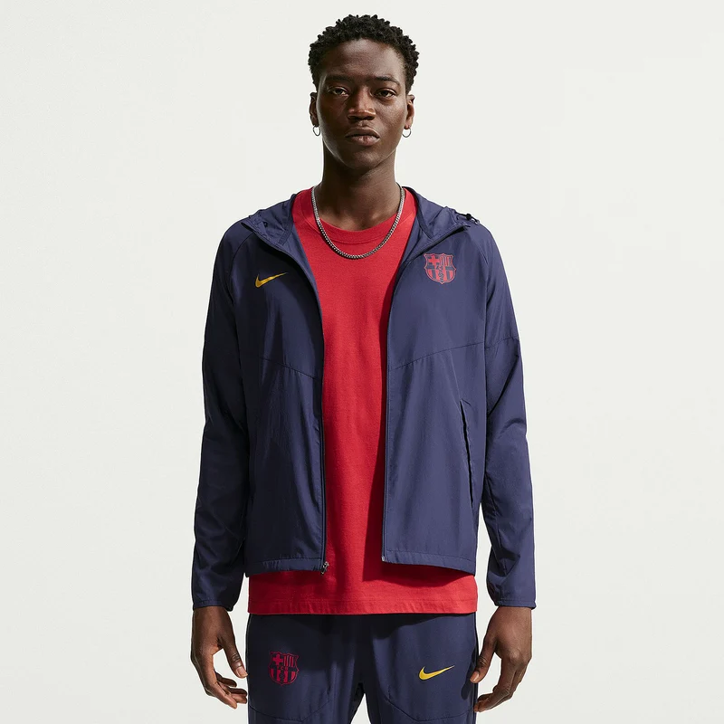 Nike FC Barcelona 26/27 City Side Running Home Jacket