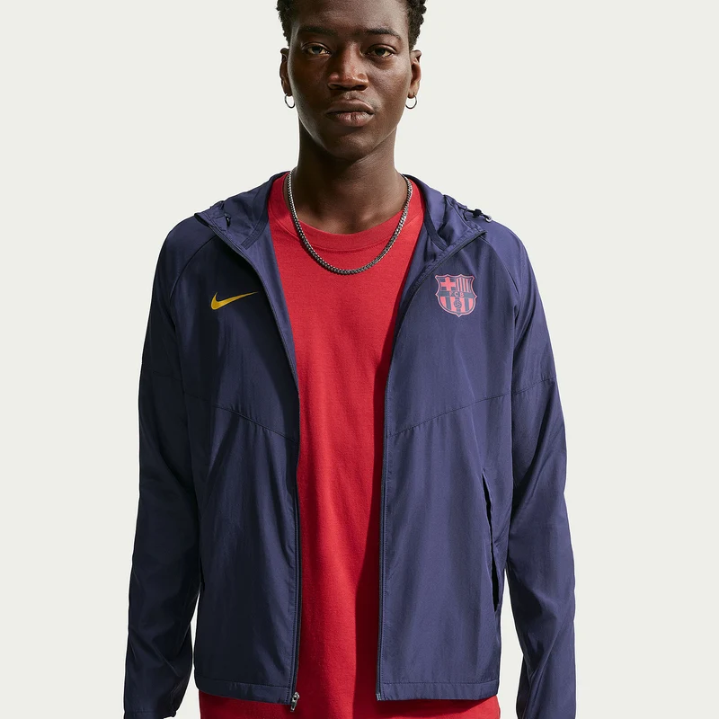 Nike FC Barcelona 26/27 City Side Running Home Jacket