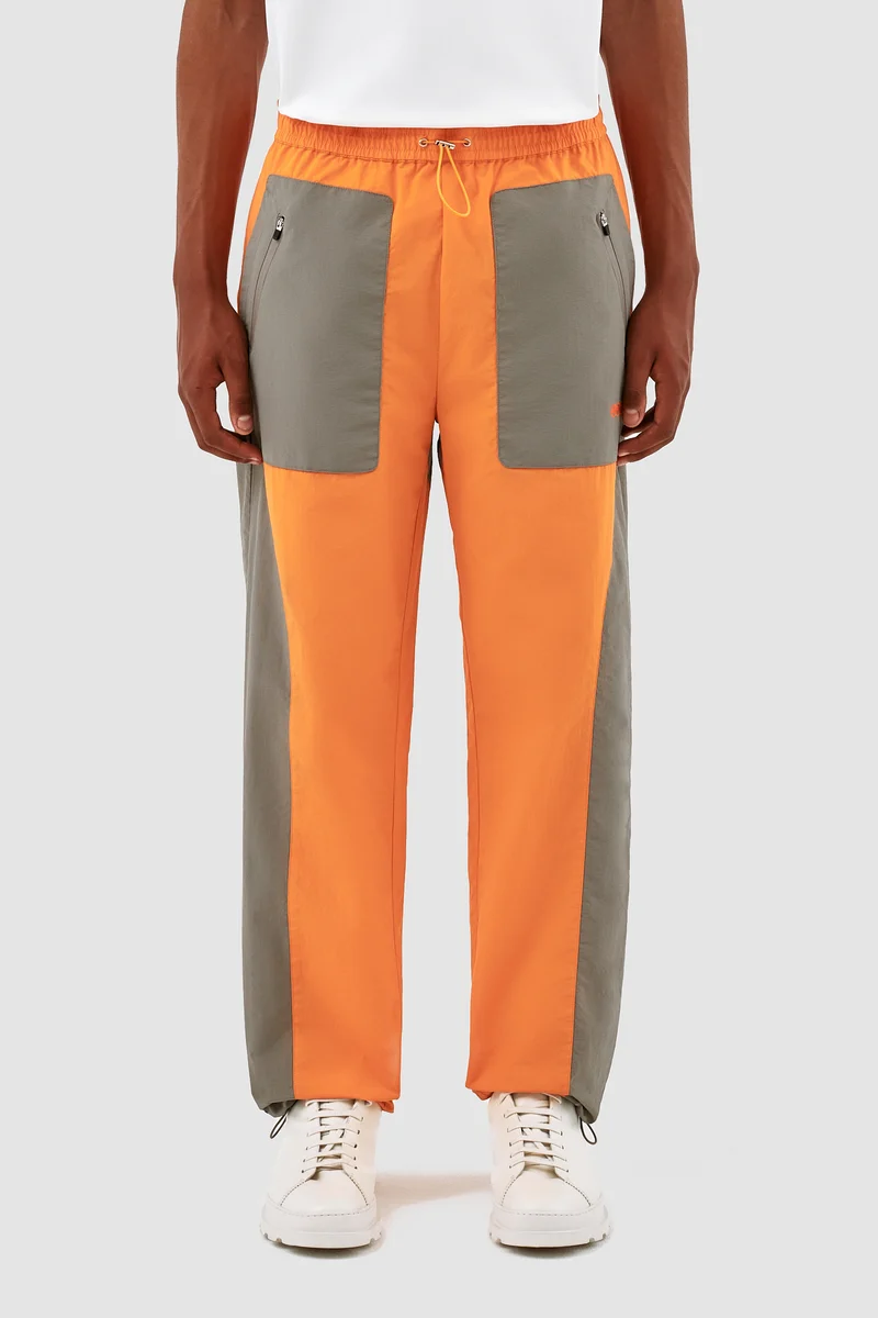 Pantalon Jeff - Orange/Gris