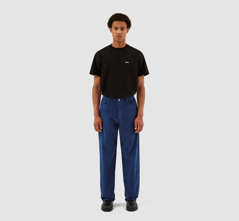 Pantalon en velours côtelé Perry - Marine