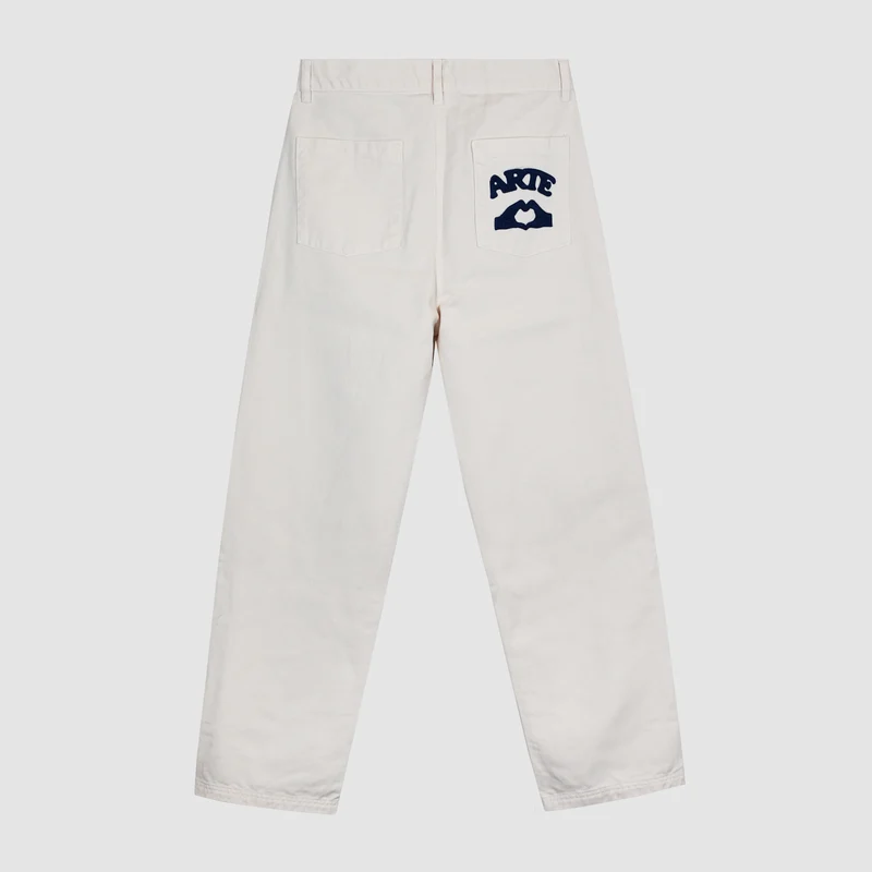 Pantalon Paul Pocket Logo - Crème