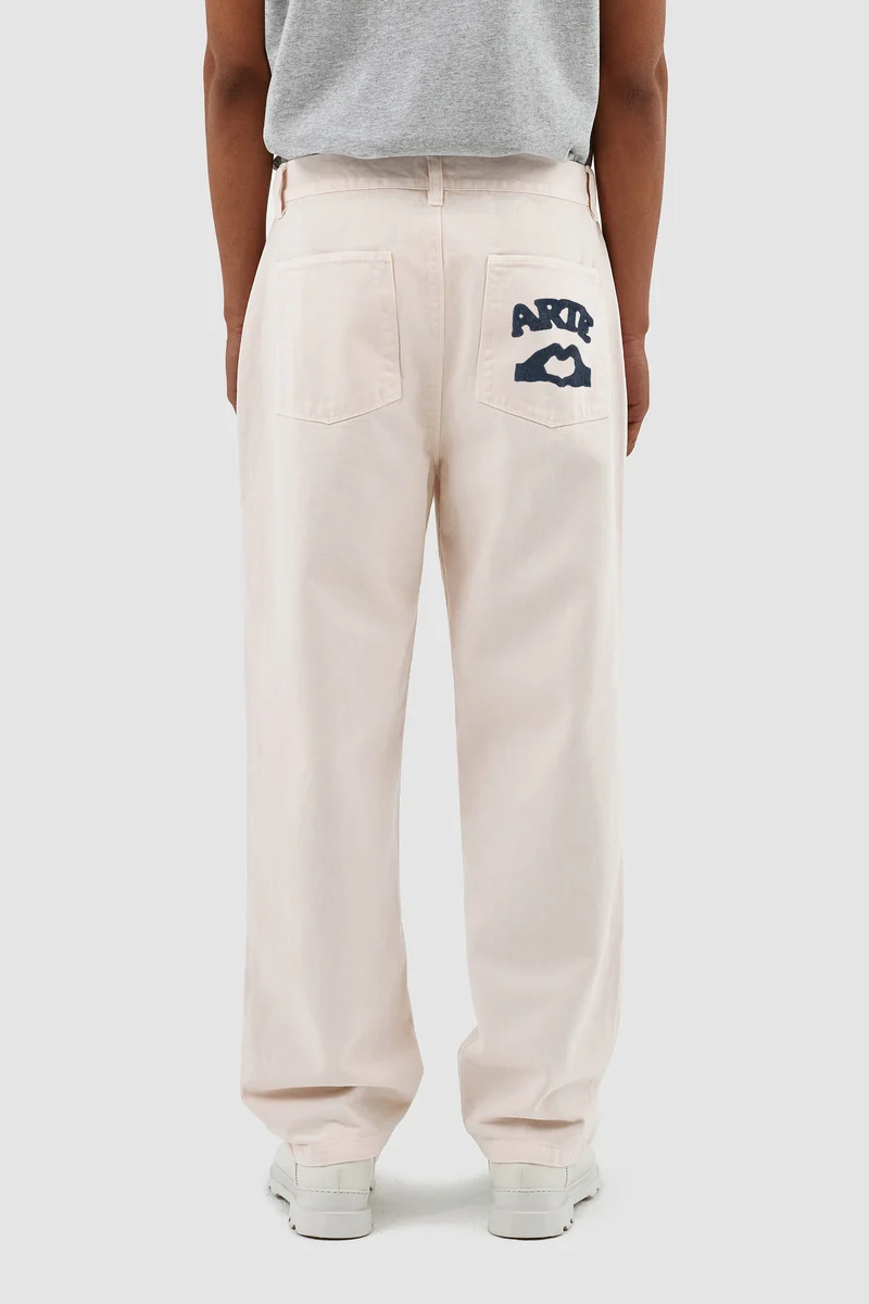 Pantalon Paul Pocket Logo - Crème