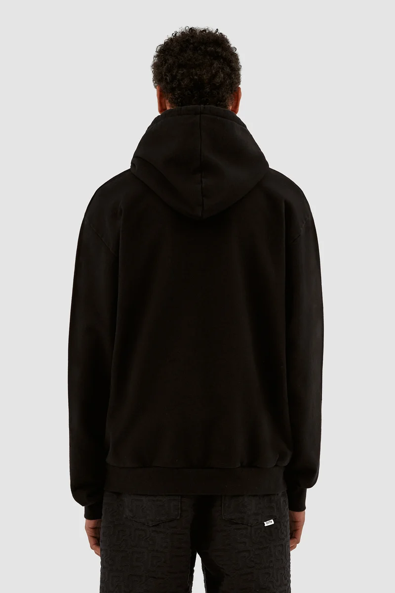Sweat à capuche Harmon Heart Logo - Noir