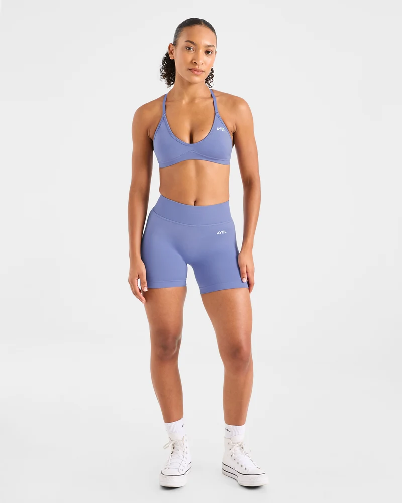 Adapt Seamless Shorts | 4.5" - Iris Bleu