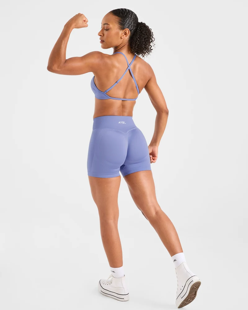 Adapt Seamless Shorts | 4.5" - Iris Bleu