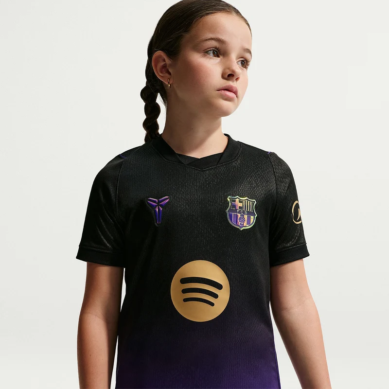 Nike Kobe Bryant x FC Barcelona 26/27 Kids Dri-FIT Stadium Away Shirt